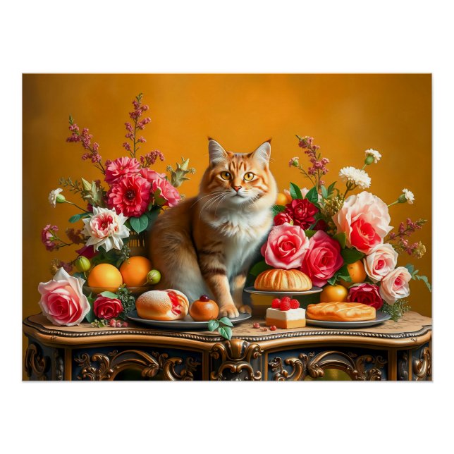 Pôster Vida Clássica Estática com o Ganho e a Aliança da  (Frente)