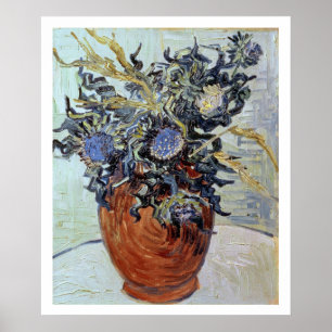 Poster Vida com cardos, 1890 de Vincent van Gogh   ainda