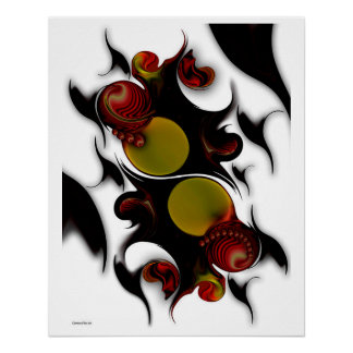 Pôster "Vida contínua com contraste acidental", Poster