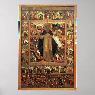 Poster Vida das Ruas. Sérgio de Radonesh, 1640