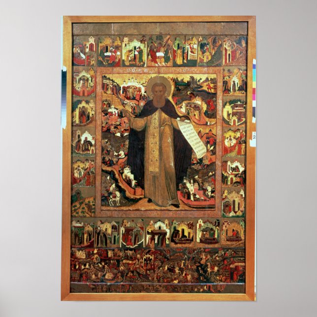 Poster Vida das Ruas. Sérgio de Radonesh, 1640 (Frente)