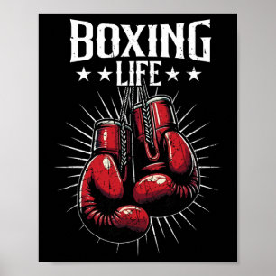 Poster Vida de Boxe Amantes de Kickboxing Kickboxer Profi