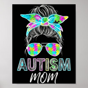Poster Vida de Mãe de Autista Coque Desarrumado Descolori