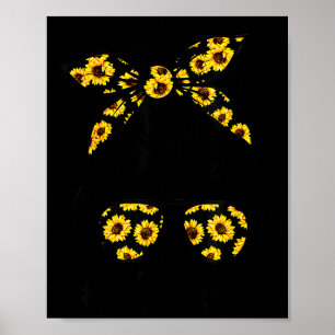 Poster Vida de mãe elegante com mãe de coque desarrumado