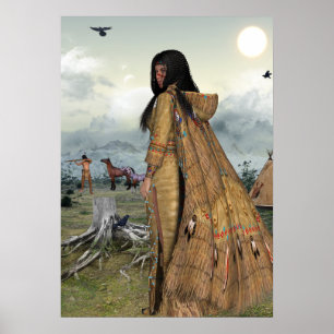 Pôster Vida de nativo americano