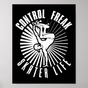 Poster Vida de Skate Control Freak Skate