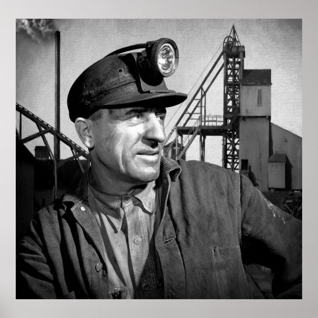 POSTER VIDA DE UM MINER DE CARVÃO (Frente)