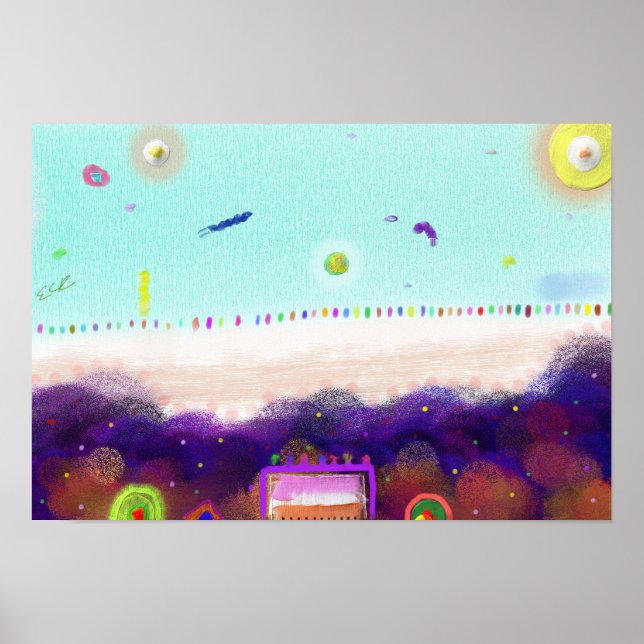 Poster Vida em Outro Planeta (Frente)