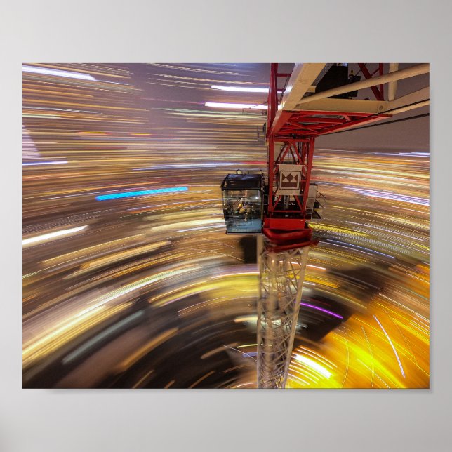 Poster Vida em uma grua de torre (Frente)