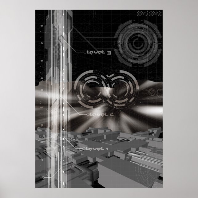 Pôster vida espacial (Frente)