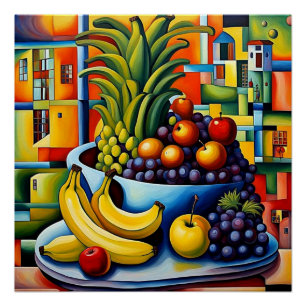 Pôster Vida estática com a fruta 7