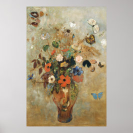 Poster Vida Estática com Flores (1905) por Odilon Redon