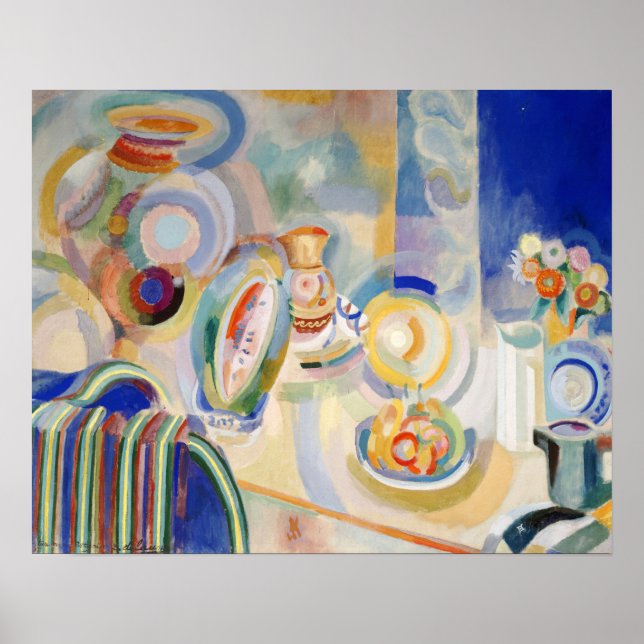 Poster Vida Estática Portuguesa | Robert Delaunay (Frente)