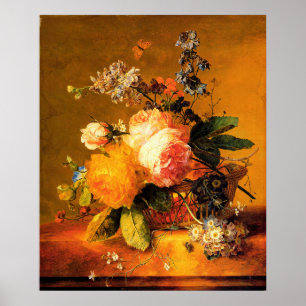 Poster Vida floral de Huysum ainda