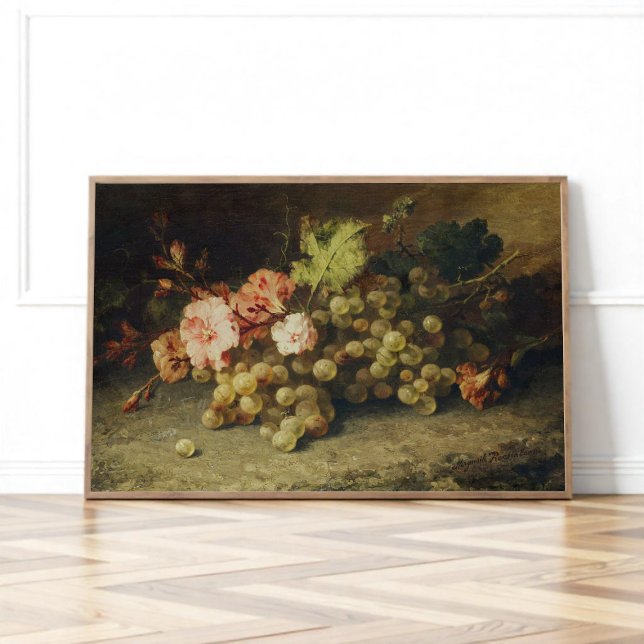 Poster Vida ininterrupta com uvas (Criador carregado)