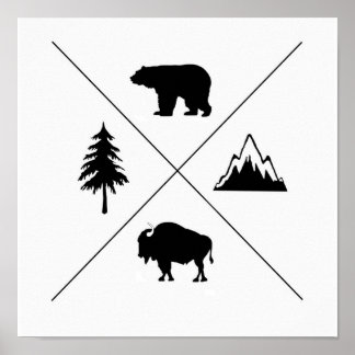 Pôster Vida nas Montanhas