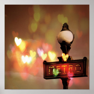 Pôster Vida nocturna Paris