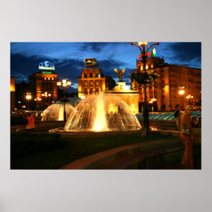 Pôster Vida noturno de Kiev