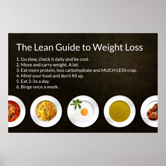 Poster Vida saudável: o guia de leão para perder peso (Frente)