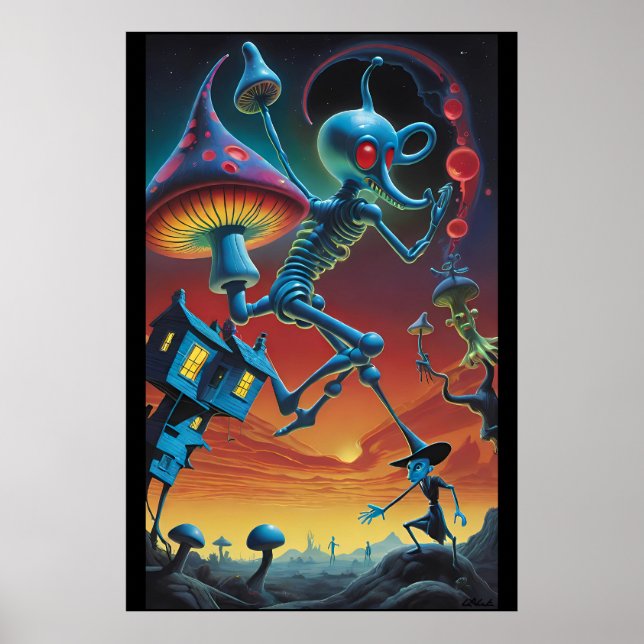 Poster Vida Selvagem - Ken Gage Art (Frente)