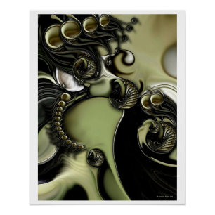 Pôster "Vida tranquila com movimento confuso", Poster bri