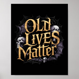 Poster Vidas Antigas Refletem Horror Clique em Rock Style