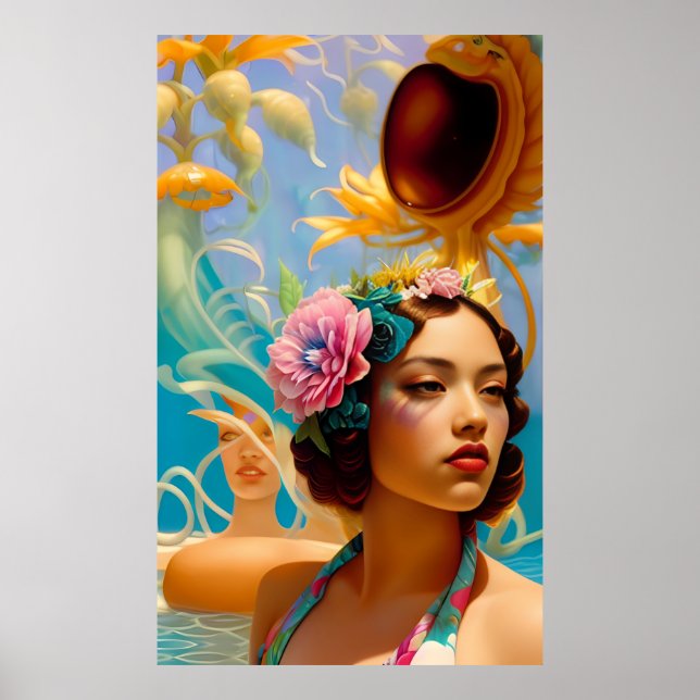 Poster Vidas Aquáticas e Amantes (Frente)