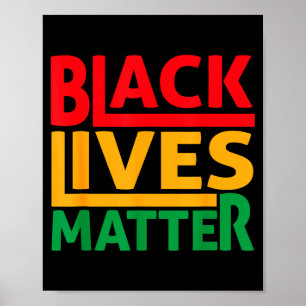 Poster Vidas Negras Blm Direitos Humanos Mês da História 