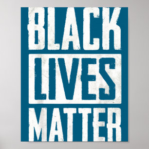 Poster Vidas negras homens mulheres blm direitos humanos