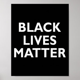 Poster Vidas Negras Importam Blm Direitos Humanos Históri