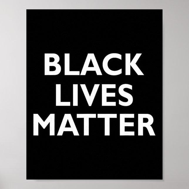 Poster Vidas Negras Importam Blm Direitos Humanos Históri (Frente)