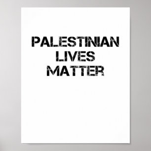 Poster Vidas Palestinas Parar Genocídio Na Palestina Para