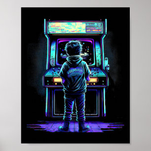 Poster Videogame Vintage Arcade 3