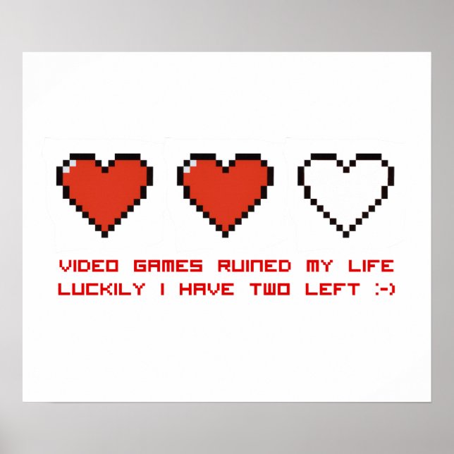 Pôster Videos games (Frente)