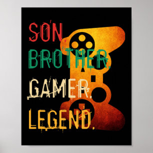 Poster Videos games Engraçados De Vintage Para Meninos Fi