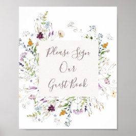 Poster Vidraça Aquarela Por Favor Assinem O Nosso Convida
