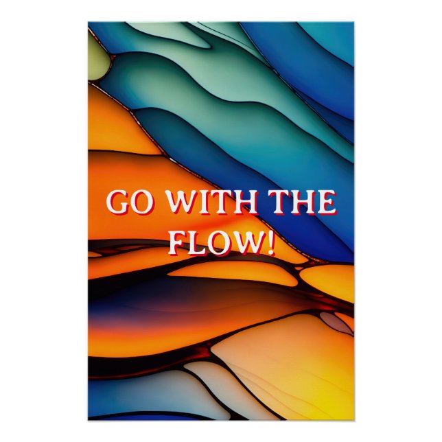 Pôster Vidro Arco Colorido (Frente)