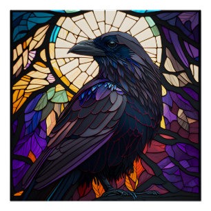 Pôster Vidro escondido Raven, Familiar da bruxa, Grande
