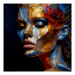 Pôster Vidro Estido - Harmonia Em Vidro E Pele