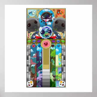 Poster Vidro Estimulado De Lixo