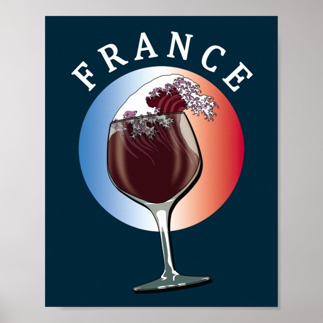 Poster Vidro francês - França (Frente)