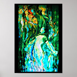 Pôster Vidro-Louis Poster-Manchado Tiffany 110