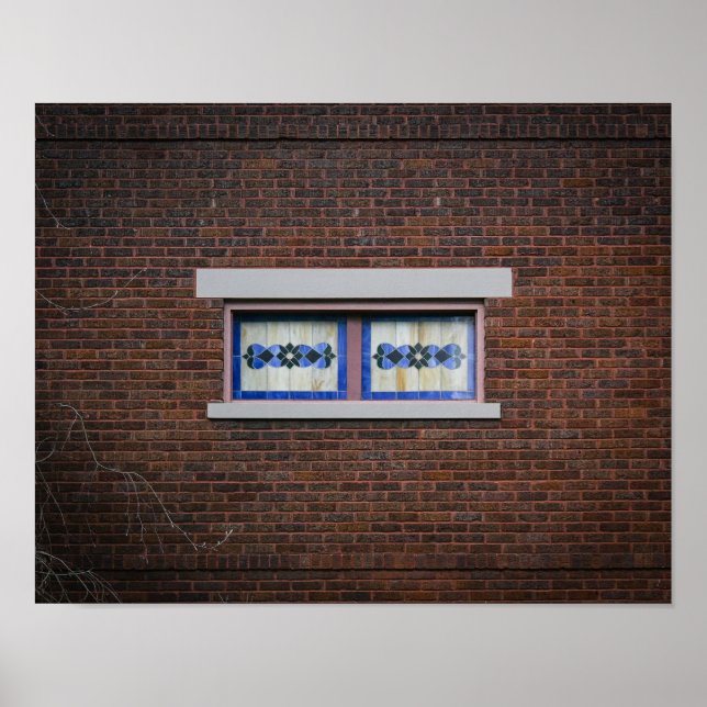 Poster Vidro Manchado (Frente)