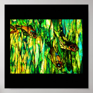 Pôster Vidro-Tiffany 11