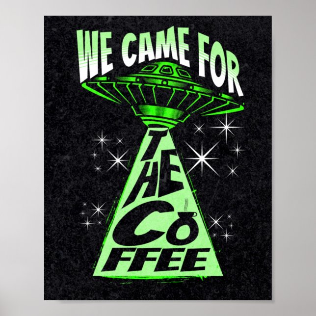 Poster Viemos Pelo Café (Frente)