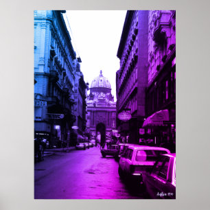 Poster Viena Palácio Imperial Áustria Vintage