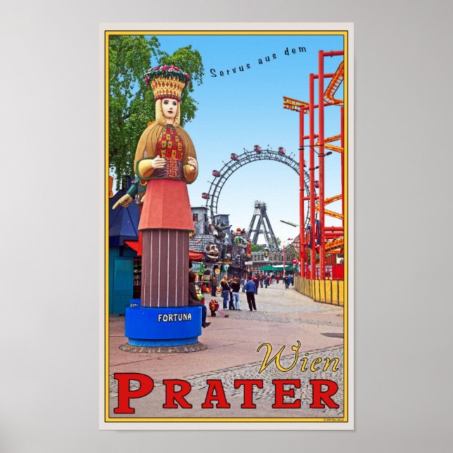 Poster Viena - Prater Park (Frente)