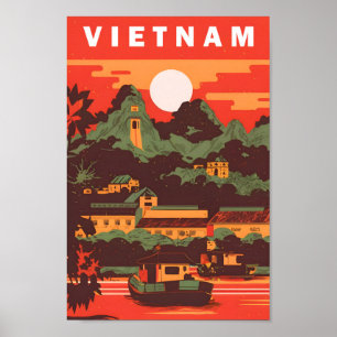 Poster Vietnã, famosa Viagem