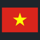 Poster Vietnam Flag<br><div class="desc">Vietnam Flag; Vietnamese; Việt Nam</div>