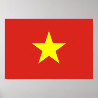 Poster Vietnam Flag